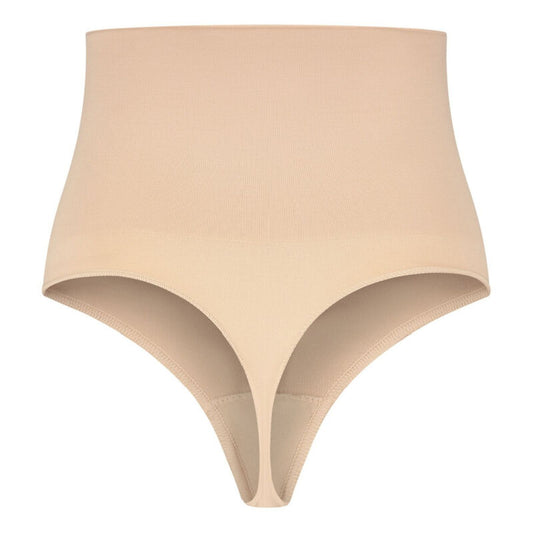 Bye Bra - Underwear Bye-Bra - Faja Sin Costuras Estilo Tanga Beige Talla M