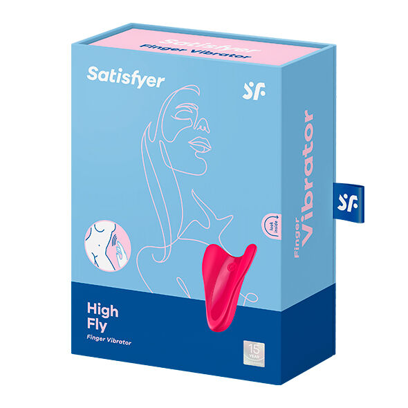 Satisfyer Vibrator Satisfyer - High Fly Finger Vibrator Fuchsia