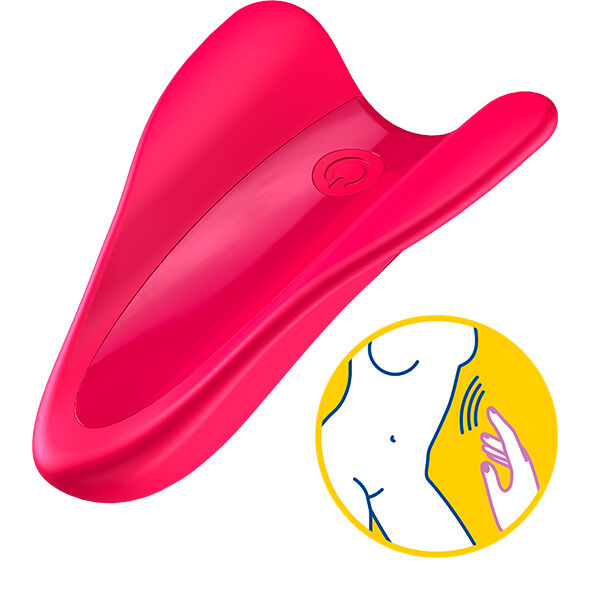 Satisfyer Vibrator Satisfyer - High Fly Finger Vibrator Fuchsia