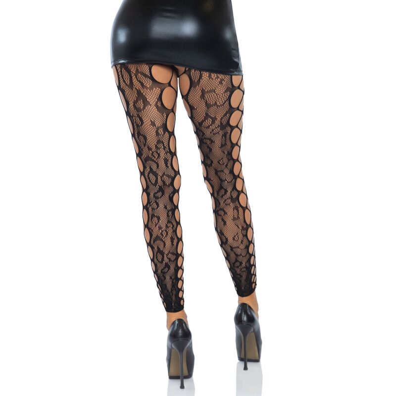 Leg Avenue Hosiery Leg Avenue - Footless Crothless Tights One Size