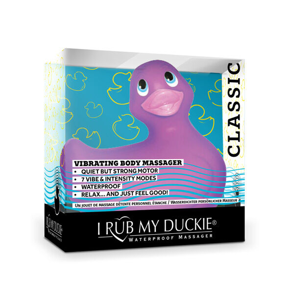 Big Teaze Toys Big Tease Toys - I Rub My Duckie Classic Vibrating Duck Purple