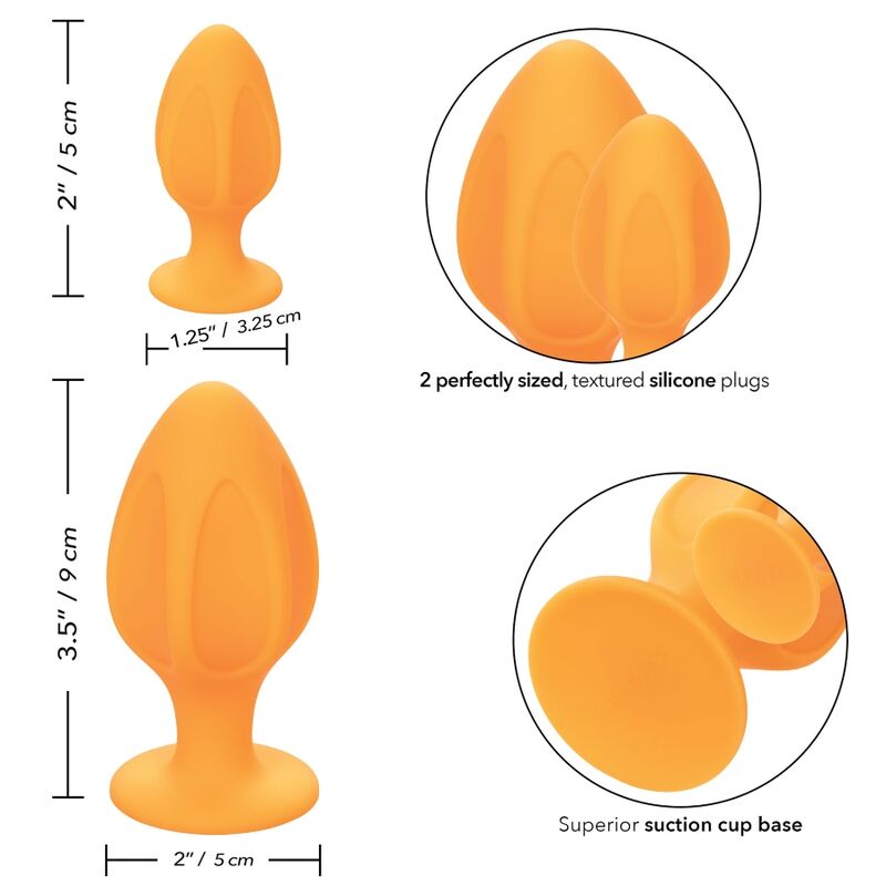 Calexotics Cheeky Buttplug Orange