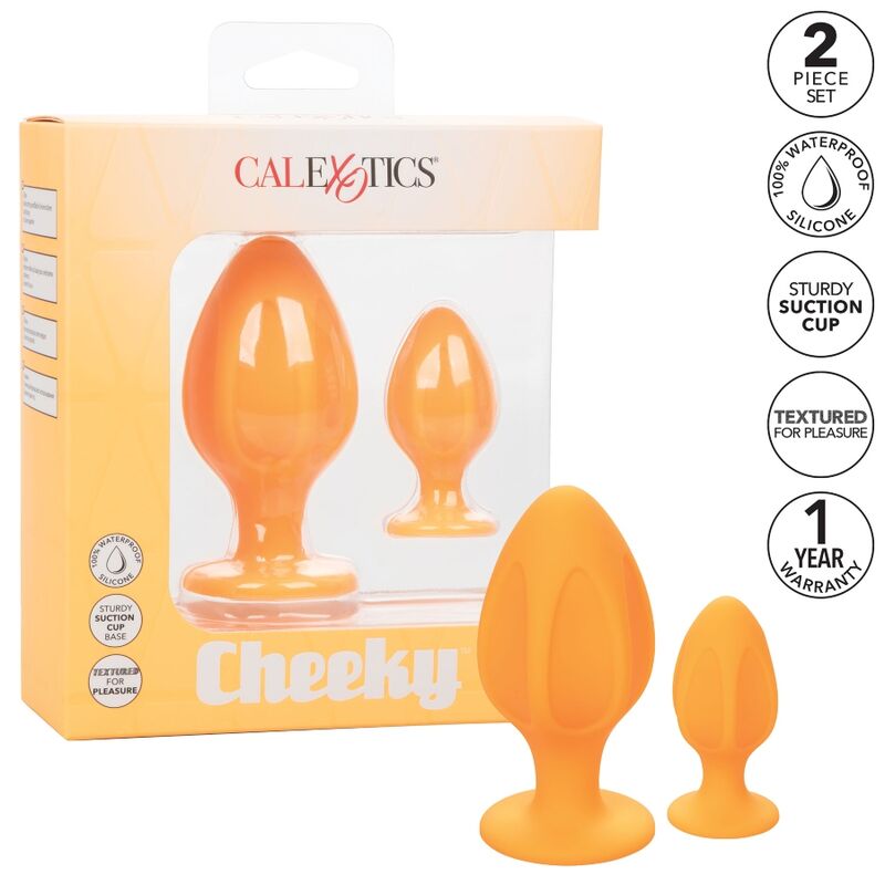 Calexotics Cheeky Buttplug Orange