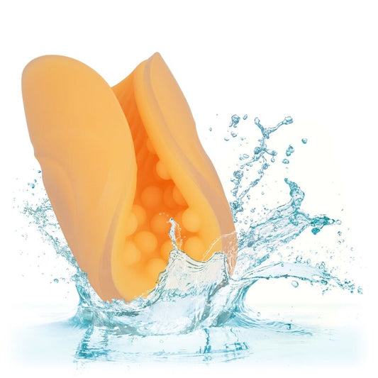 Calexotics Beaded Grip Masturbator Orange