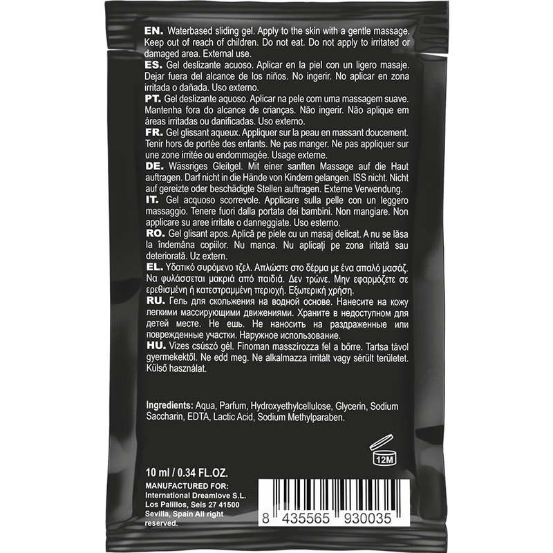 Coquette Cosmetics Coquette Chic Desire - Strawberry Water Based Kissable Lubricant Pocket 10 Ml