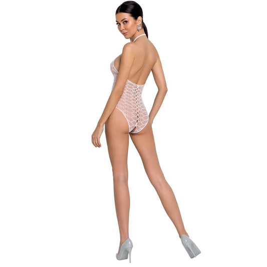 Passion Woman Passion - Woman Bs087 White Bodystocking One Size