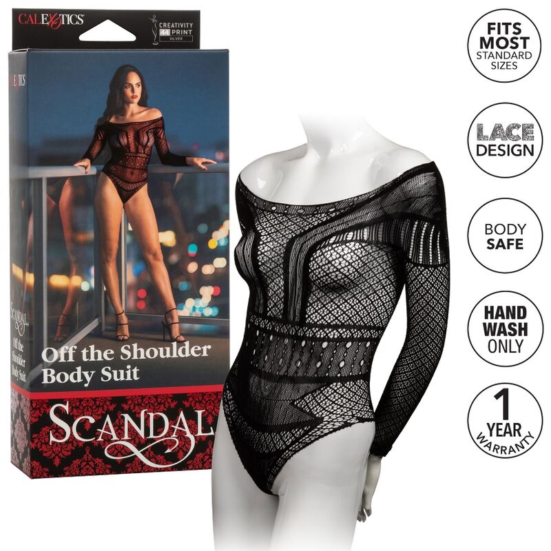 Calexotics Scandal Shoulder Body Suit One Size