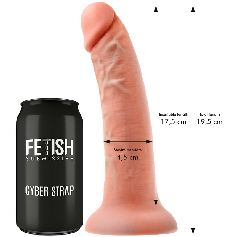 Fetish Submissive Cyber Strap - Harness With Dildo And Bullet Remote Control Watchme M Technology