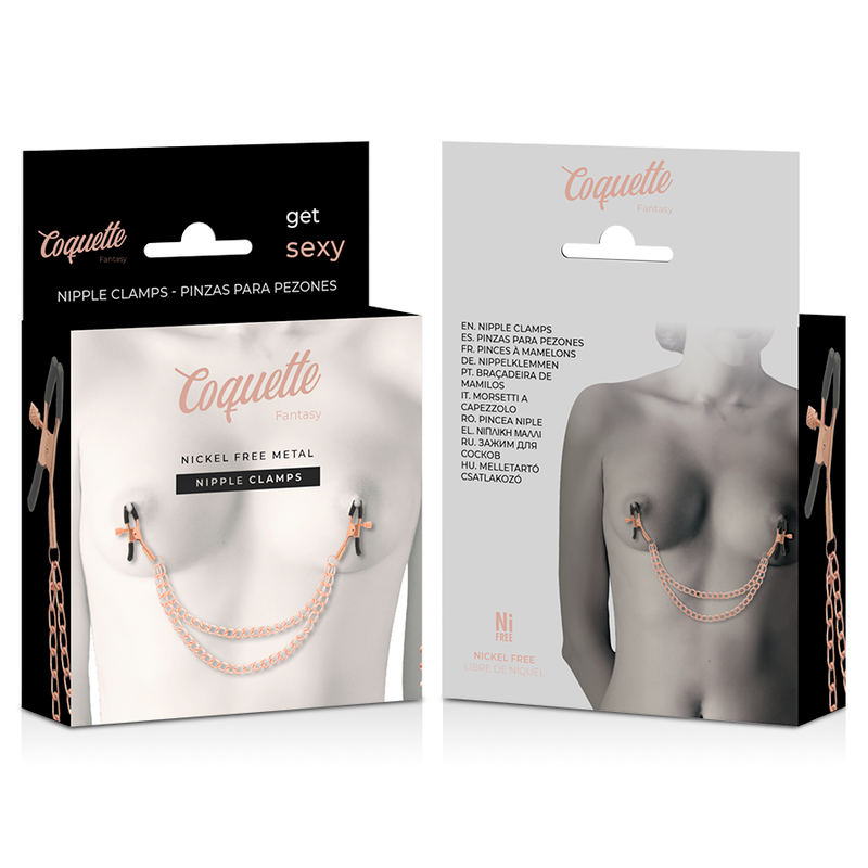 Coquette Fantasy Coquette Chic Desire - Fantasy Metal Nipple Clips With Chain