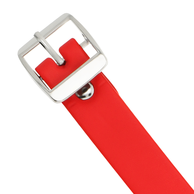 Coquette Accessories Coquette Chic Desire - Red Vegan Leather Necklace Woman Fetish Accessory