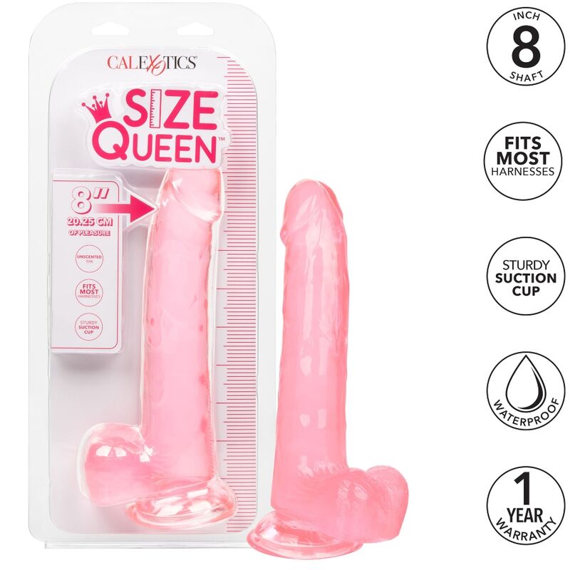 Calexotics Size Queen Dildo Pink 20.3 Cm
