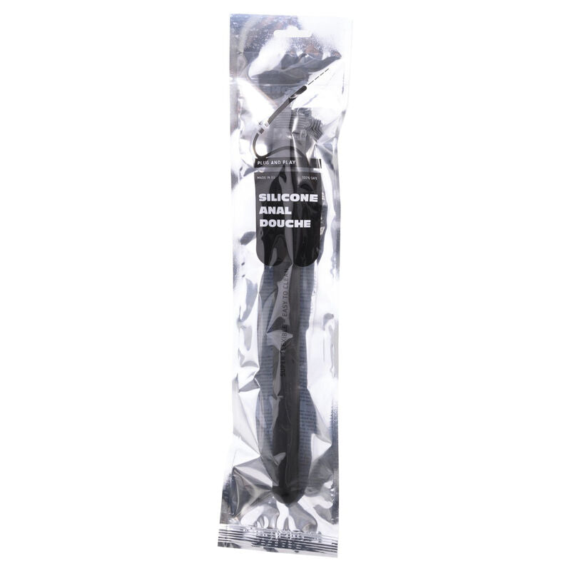 All Black Shower Anal Hinchable Silicone 27 Cm