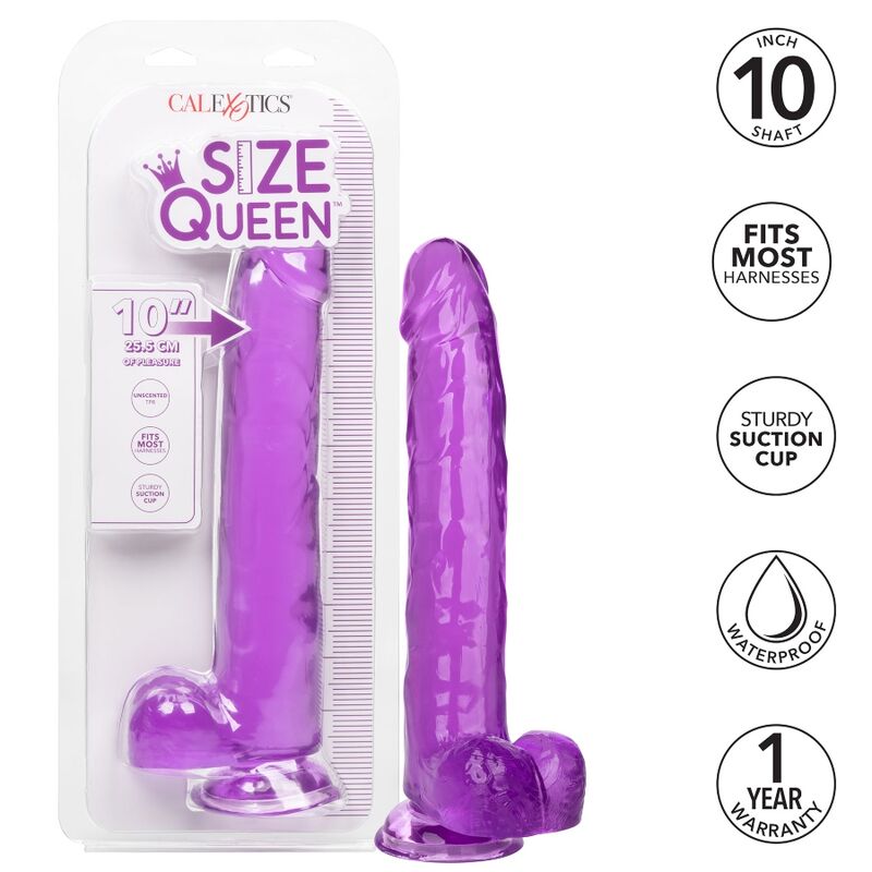 Calexotics Size Queen Dildo Purple 25.5 Cm