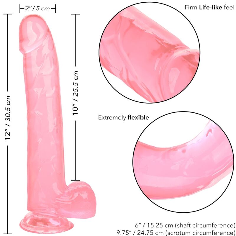 Calexotics Size Queen Dildo Pink 25.5 Cm