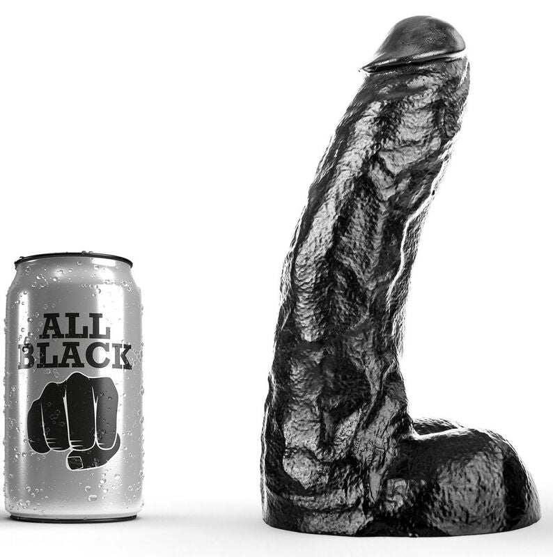 All Black Dong 25,5 Cm