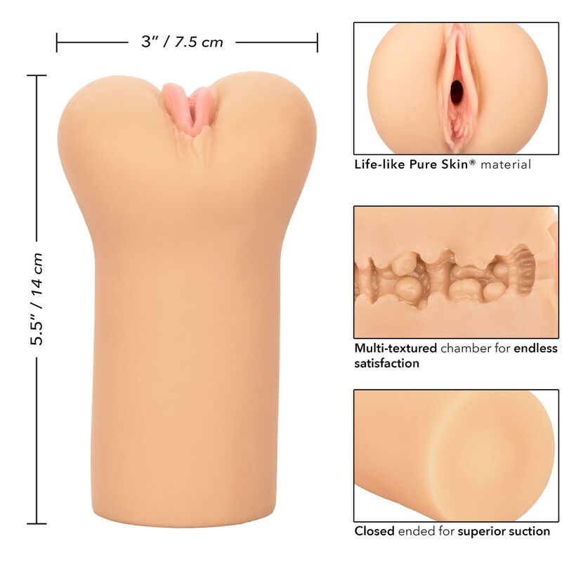 Calexotics Boundless Vulva Stroker Light Skin