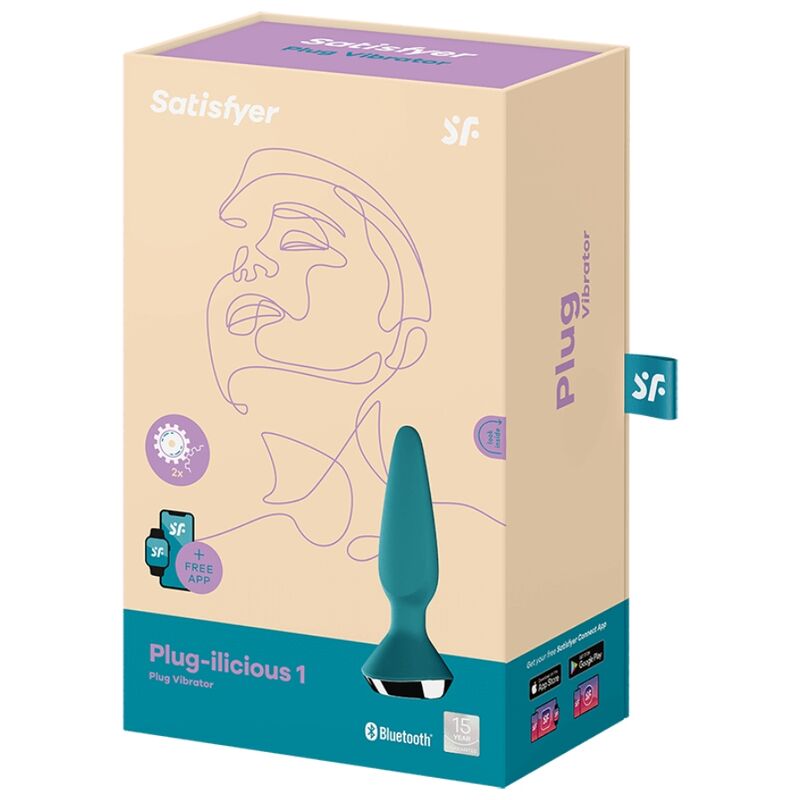Satisfyer Connect Satisfyer - Plug Ilicious 1 Plug Vibrator Green