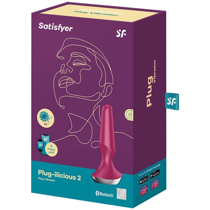 Satisfyer Connect Satisfyer - Plug Ilicious 2 Plug Vibrator Berry