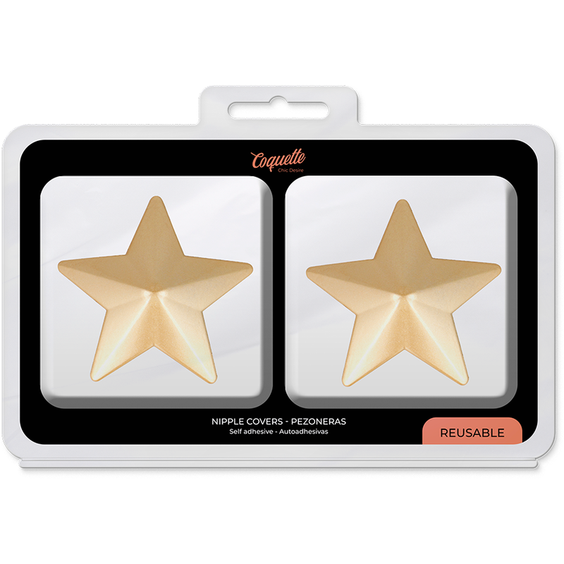 Coquette Accessories Coquette Chic Desire - Nipple Covers Golden Stars