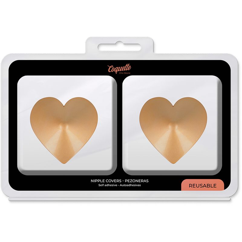 Coquette Accessories Coquette Chic Desire - Nipple Covers Golden Hearts