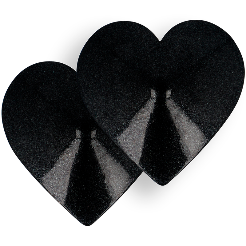 Coquette Accessories Coquette Chic Desire - Nipple Covers Black Hearts