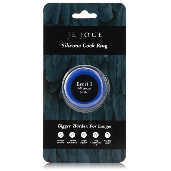 Je Joue Blue Silicone Ring - Minimum Strangulation