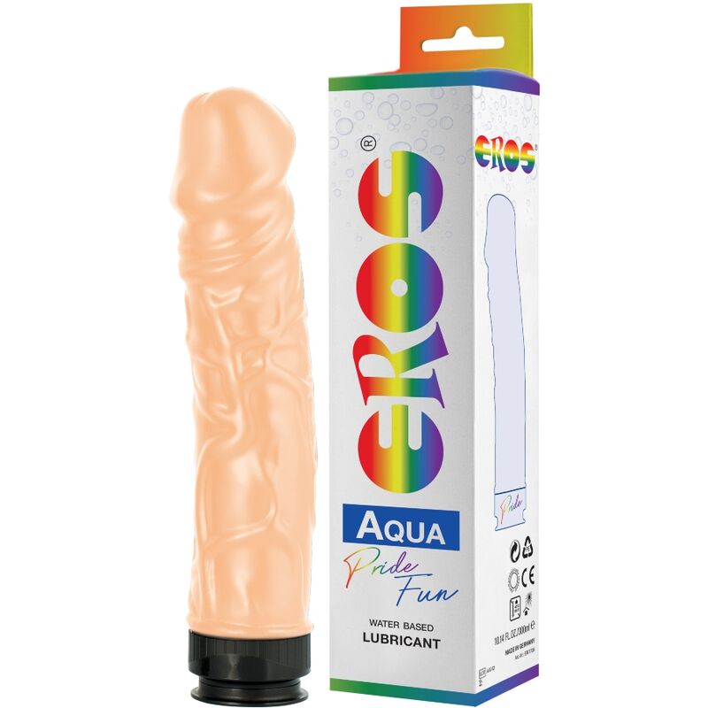 Pride Eros Aqua Lgbt Pride Dildo And Waterbased Lubricant