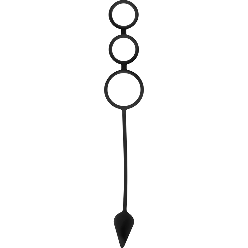 Ohmama Fetish Silicone Rings And Plug