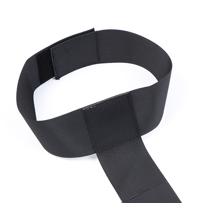 Ohmama Fetish Wrist Handcuffs And Nylon Collar