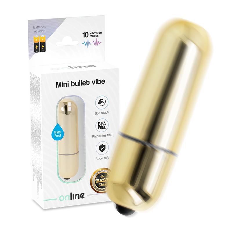 Online Mini Bullet Vibe Golden
