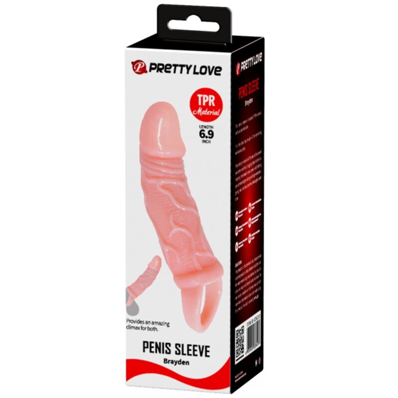 Baile For Him Baile - Penis Extender Sheath With Strap For Testicles 13.5 Cm