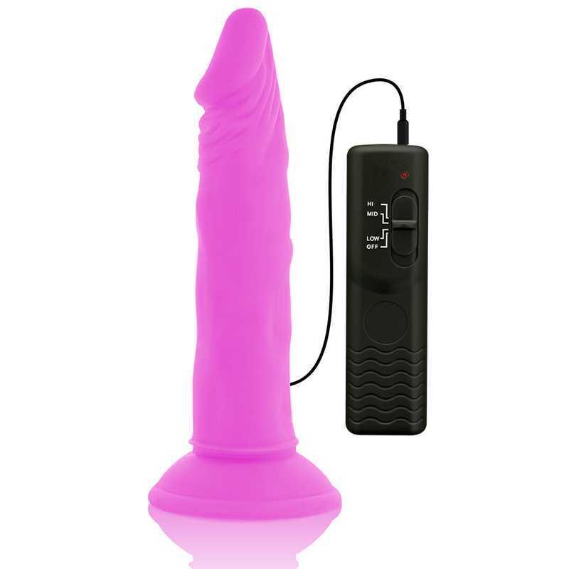 Diversia Flexible Vibrating Dildo Purple 23 Cm -O- 4.3 Cm