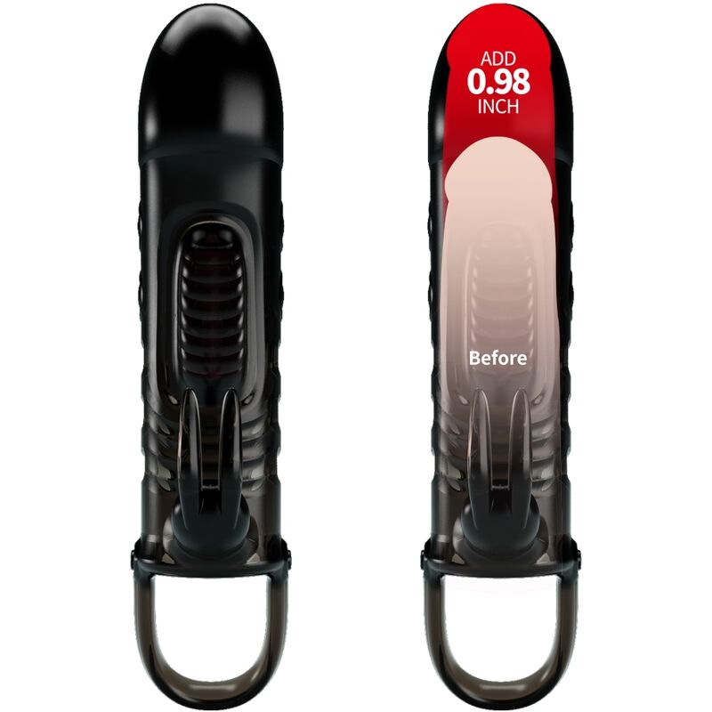 Pretty Love Sloane Rabbit Penis Sheath Black