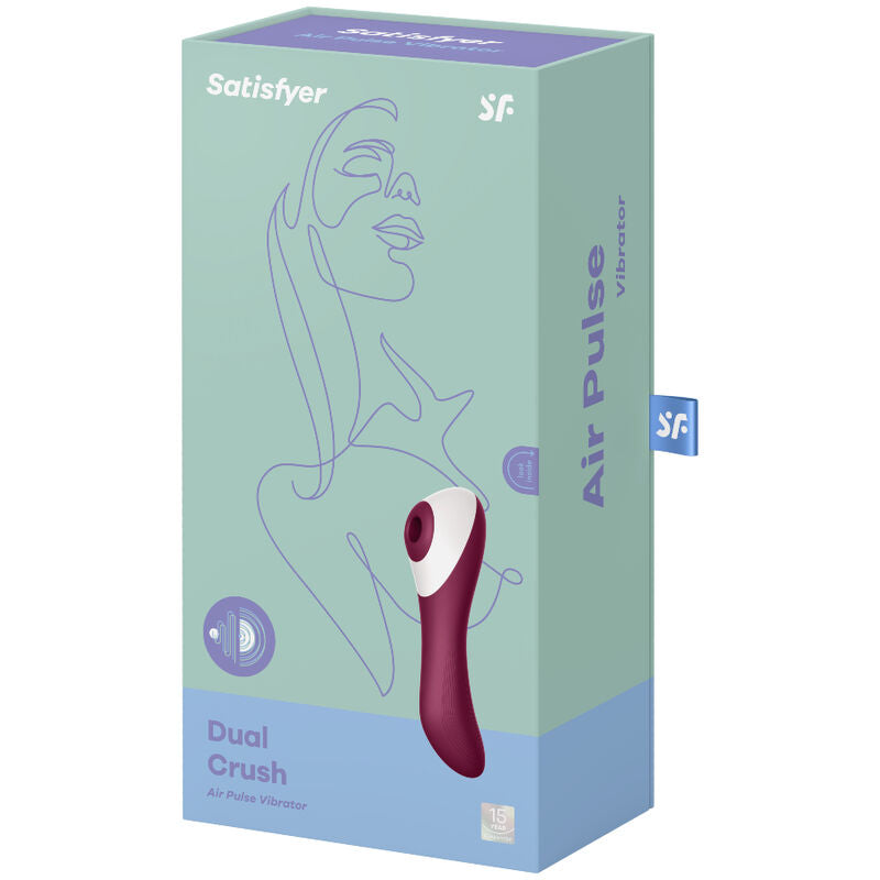 Satisfyer Dual Crush Red