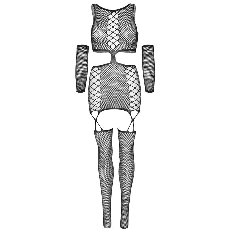 Leg Avenue Dresses Leg Avenue - Garter Dress With Gloves One Size