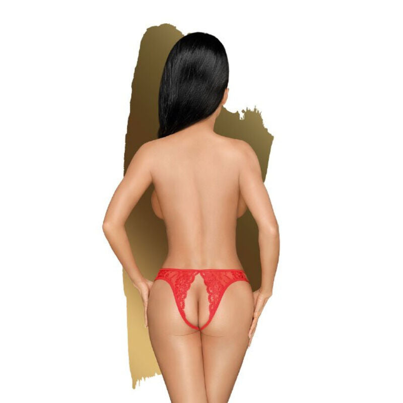 Penthouse Thong Penthouse Naughty Valentine Tanga Negro L/Xl