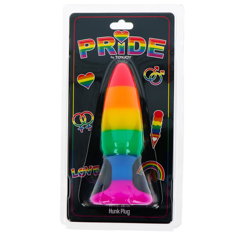 Pride Lgbt Flag Plug Hunk 10.5 Cm