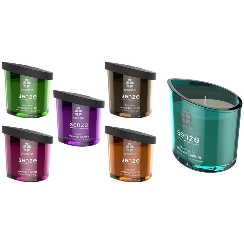 Swede Senze Tranquility Massage Candle - Spearmint, Rose, Orange