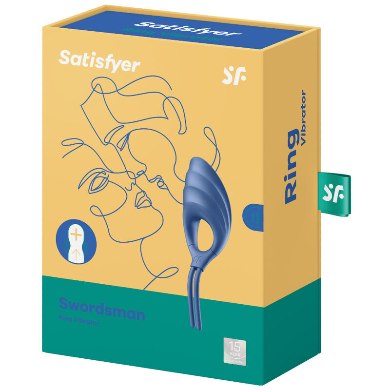 Satisfyer Ring Satisfyer - Swordsman Ring Vibrator Green