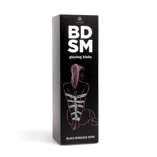 Secretplay 100% Fetish Secretplay - Black Bondage Rope Bdsm Collection