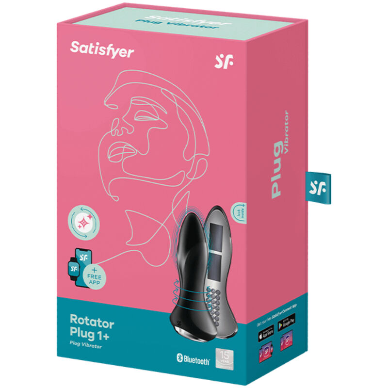 Satisfyer Rotator Plug 1+ Red