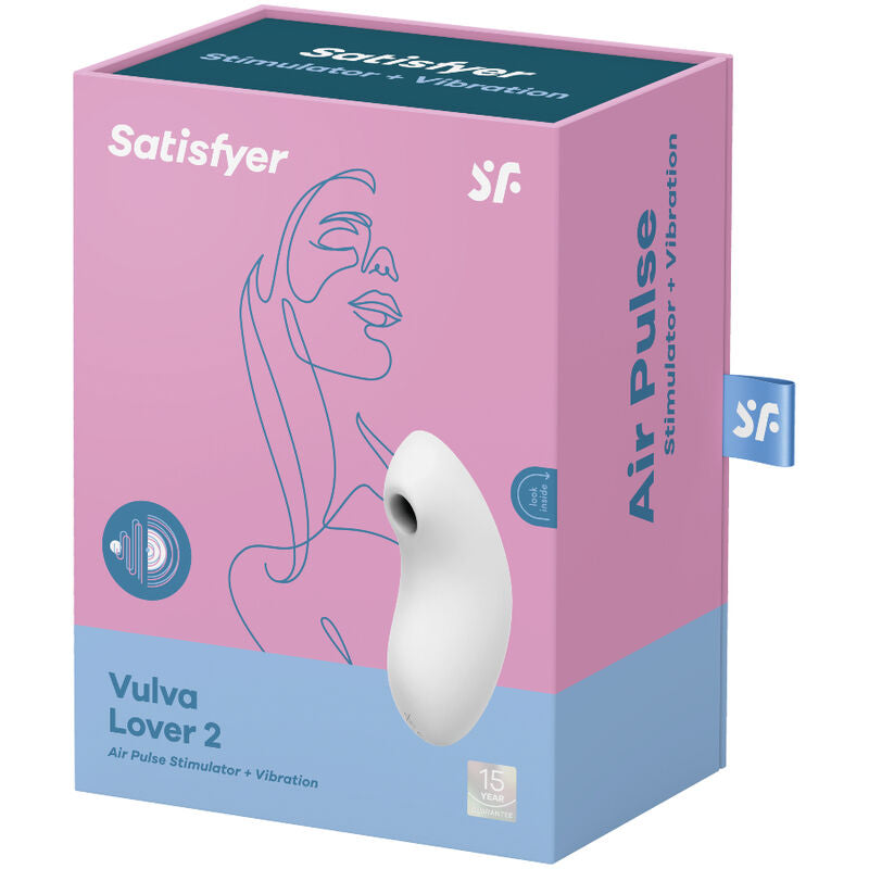Satisfyer Vulva Lover 2 Genopladelig Luftbølge Klitoris Vibrator