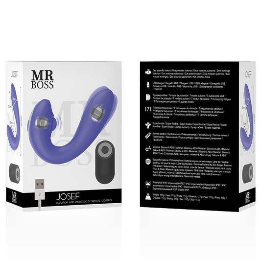 Mr. Boss Mr Boss - Josef Pulsation & Vibration Remote Control For Couples