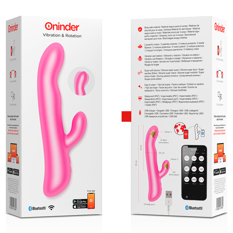 Oninder Oslo Vibration & Rotation Pink - Free App