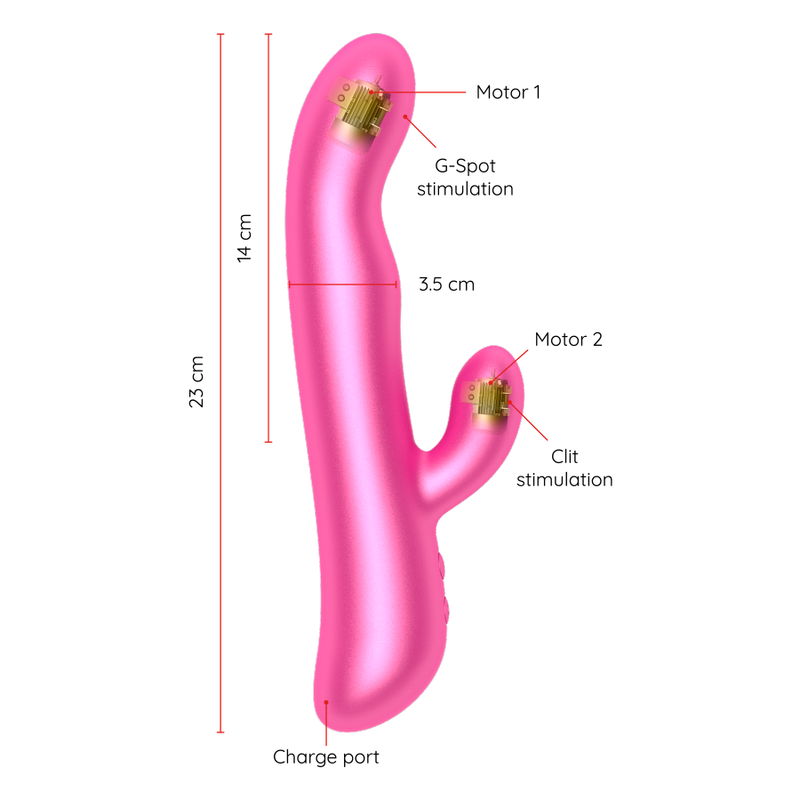 Oninder Oslo Vibration & Rotation Pink - Free App
