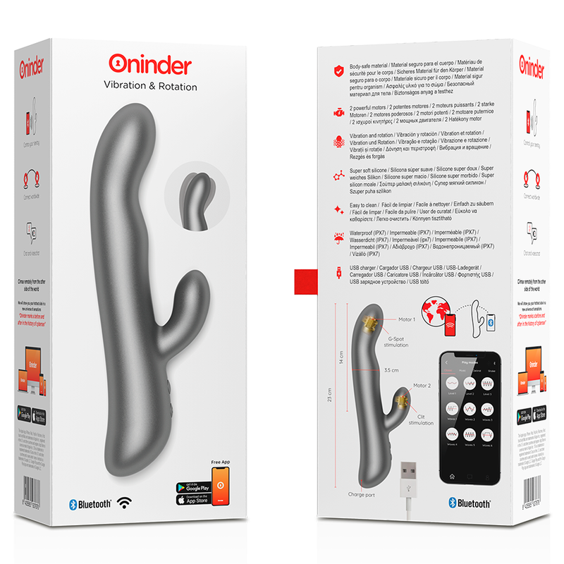 Oninder Oslo Vibration & Rotation Pink - Free App