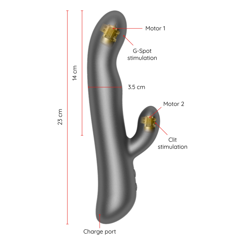 Oninder Oslo Vibration & Rotation Pink - Free App