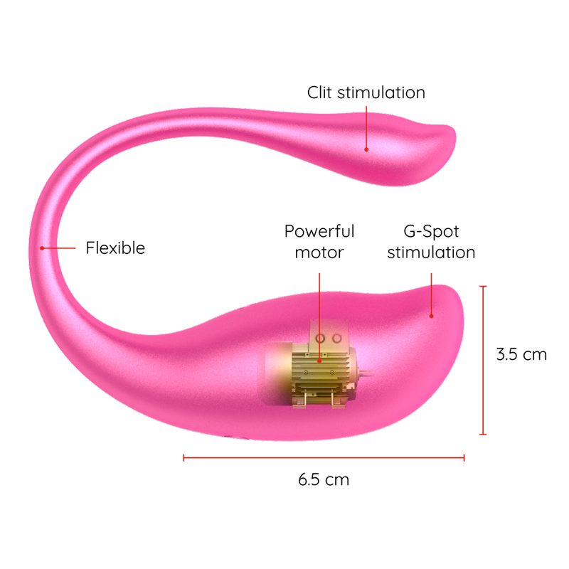 Oninder Nairobi Vibrating Egg Pink - Free App