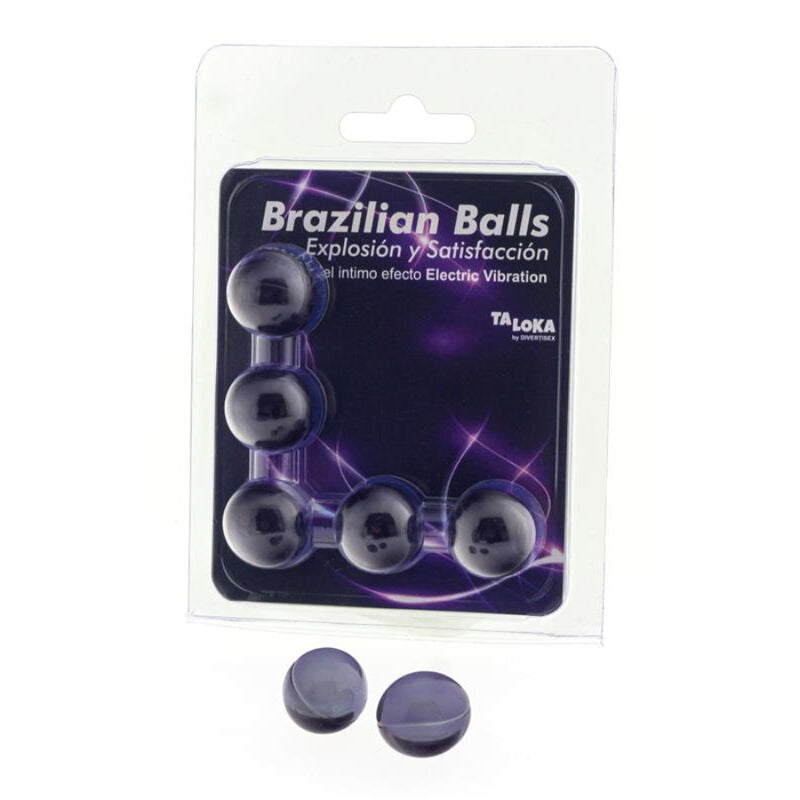 Taloka 5 Brazilian Balls Electric Vibrating Effect Exciting Gel