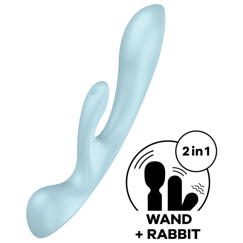 Satisfyer Triple Oh Rabbitvibrator Lyserød